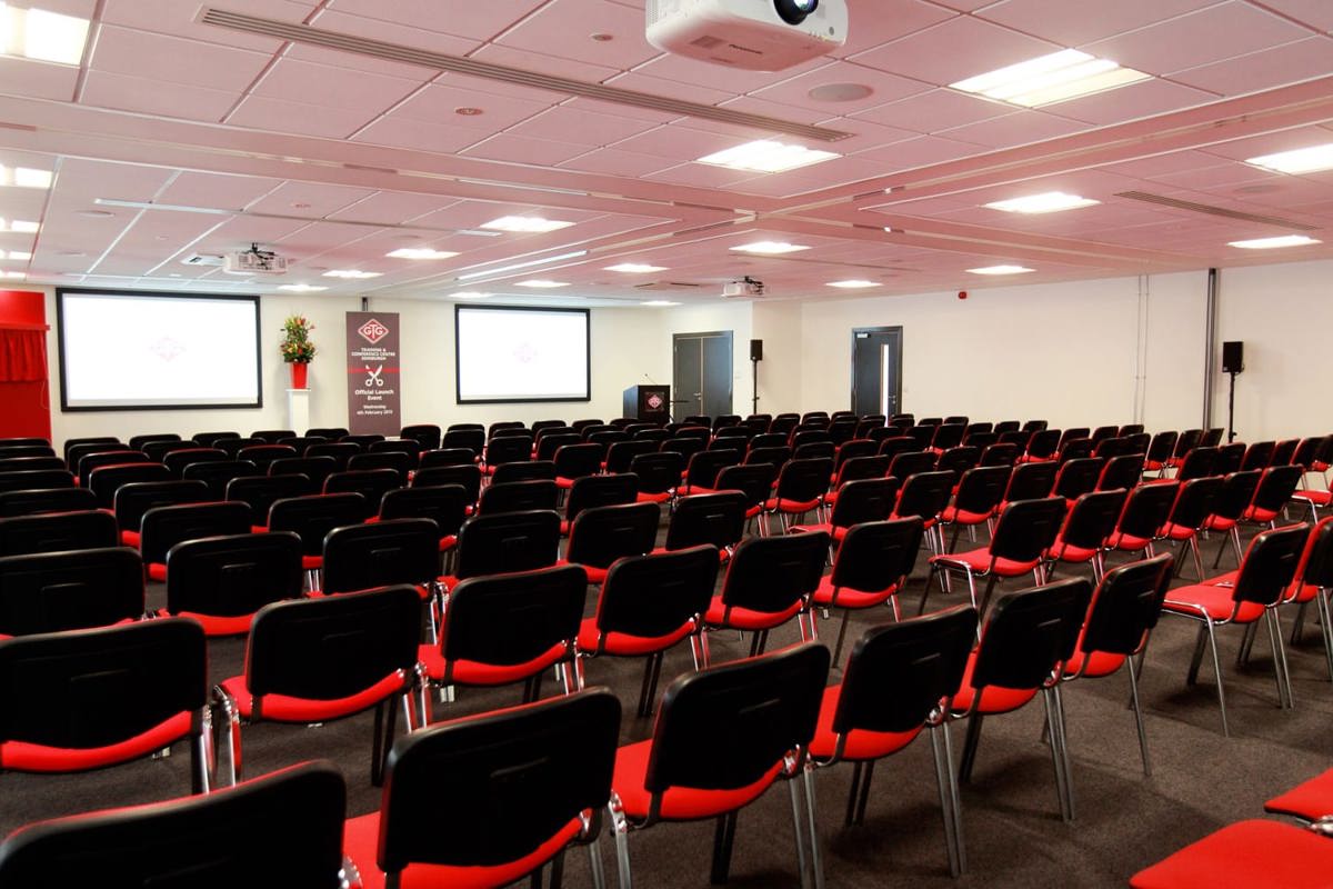 chairs lined up in GTG conference room