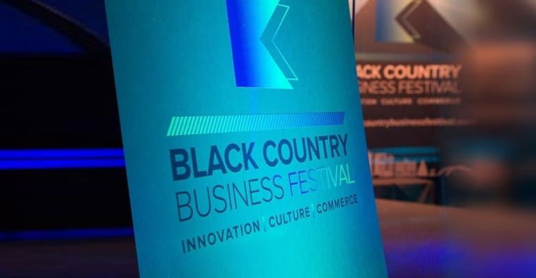 Black Country Business Festival 2019 sign